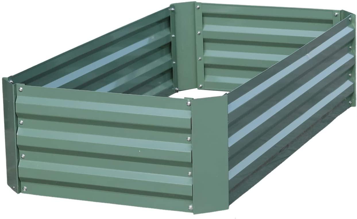 Raised Garden Bed Greenhouse Aoodor 4 x 3 x 1 Ft.