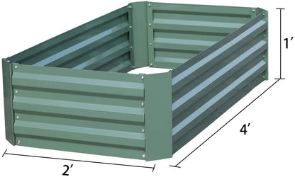 Raised Garden Bed Greenhouse Aoodor 4 x 2 x 1 Ft.